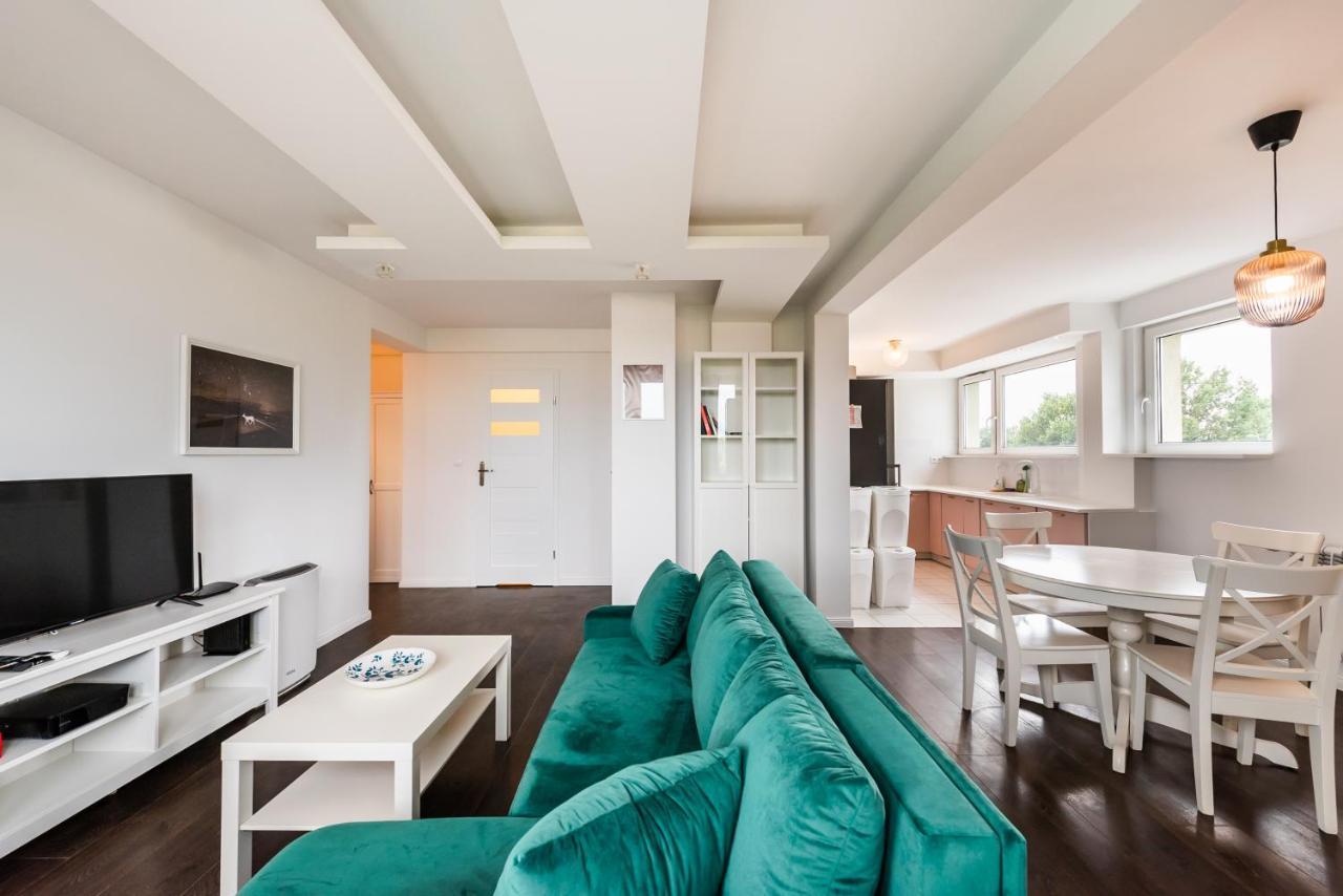 وارسو Saska Kepa Green Apartment المظهر الخارجي الصورة